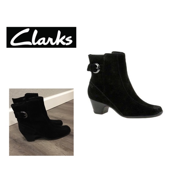 clarks ladies leather shoes